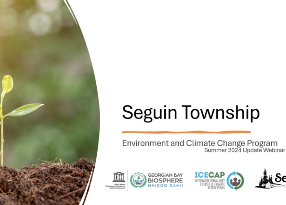 Environment and climate change program title page